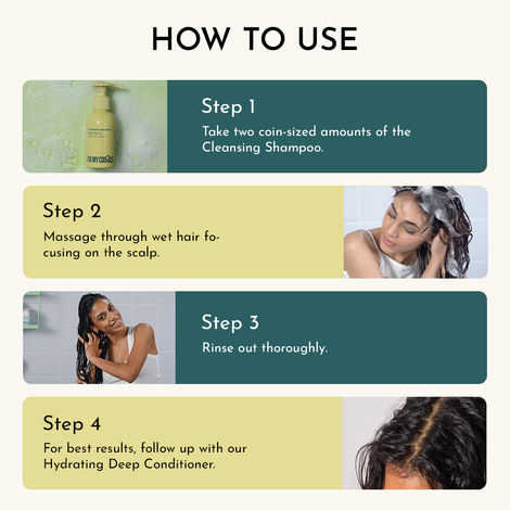 Fix My Curls Cleansing Shampoo| Anti-Dandruff With Apple Cider Vinegar & Tea Tree Oil