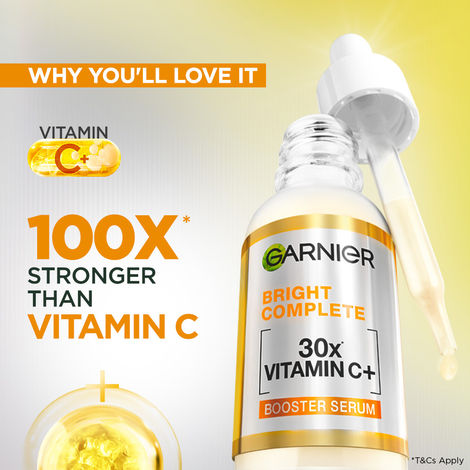 Garnier Vitamin C + Face Serum for Skin Brightening & Anti-Dark Spots
