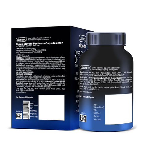 Durex Elevate Performa Shilajit Capsules For Men