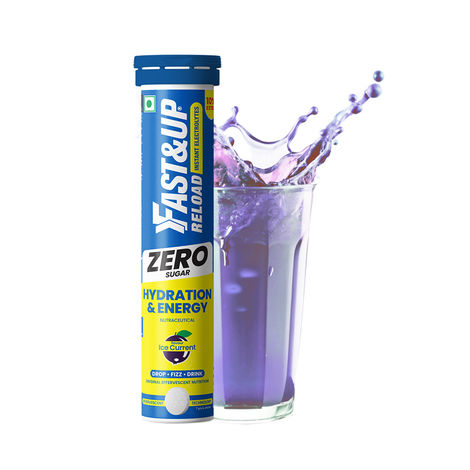 Fast&Up Reload Zero Sugar Energy Drink for Hydration - Ice Current Flavour