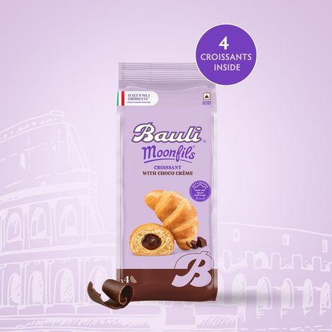 Bauli Moonfils Croissant Chocolate Combi (Pack Of 4)