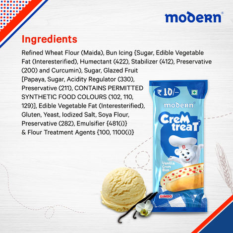 Modern Cremtreat Vanilla Cream Bun