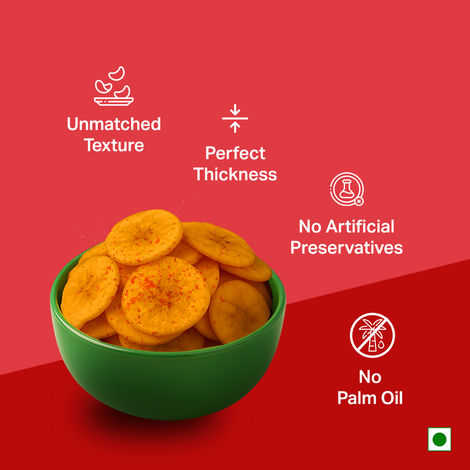 Too Yumm Spicy Korean Banana Chips | Made with Nendran bananas | No Palm Oil | 100% Veg