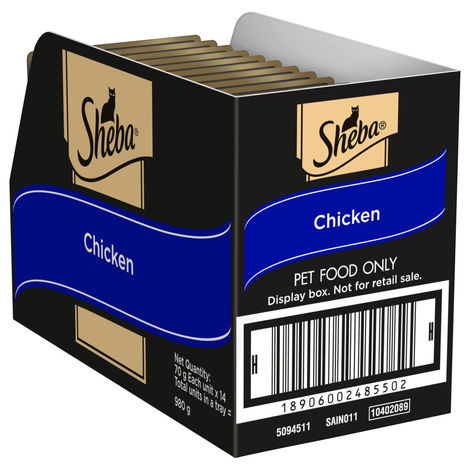 Sheba Fine Adult Chicken Premium Loaf Wet Cat Food
