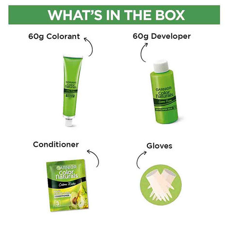 Garnier Color Naturals Long-Lasting Creme Hair Color | Brown - Shade 4