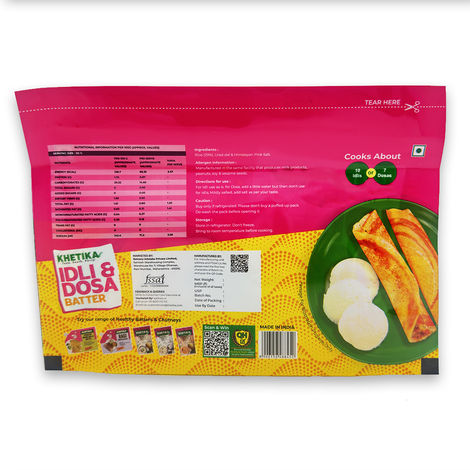 Khetika Fresh Idli Dosa Batter