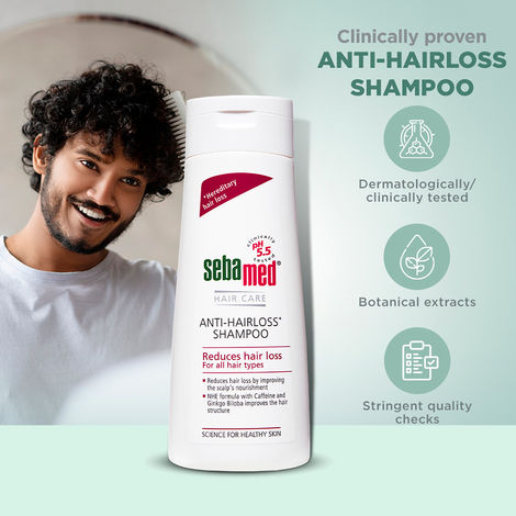 Sebamed Anti- Hairloss Shampoo | pH 5.5 | Reduces Hairloss
