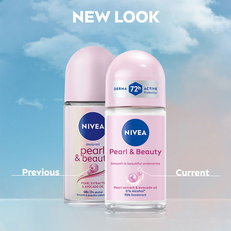 Nivea Deo Roll On Pearl beauty Underarms 72h protection