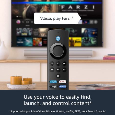 Amazon Fire TV Stick Lite With All-New Alexa Voice Remote Lite (No TV controls),HD streaming device - Black