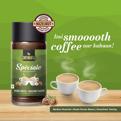 Continental Speciale Hazelnut Flavored Instant Coffee
