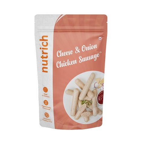Nutrich Chicken Cheese And Onion Sausages