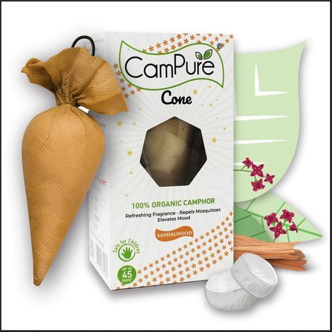 Campure Sandalwood Camphor Cone