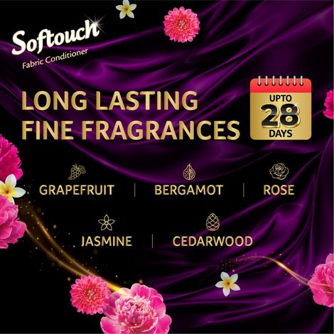 Softouch Grapefruit and Jasmine Fragrance 2X Royal Perfume After Wash Fabric Conditioner
