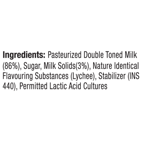 Epigamia Lychee Flavoured Yogurt Combo