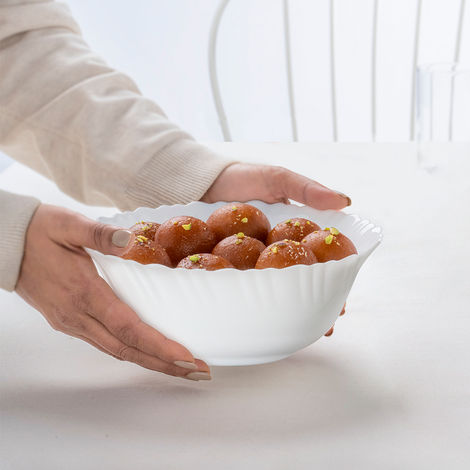 Larah By Borosil Opalware Serving Bowl | 1.24 L