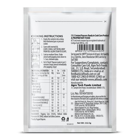 ACT II Instant Popcorn - Golden Sizzle, Family Pack, Hot & Fresh in 3 mins