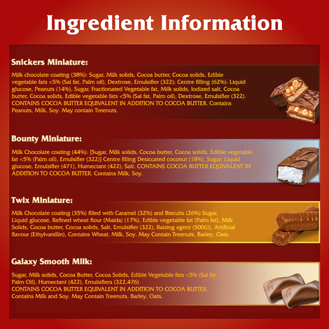 Snickers Best of Minis Assorted Chocolates Mini Pack Combo
