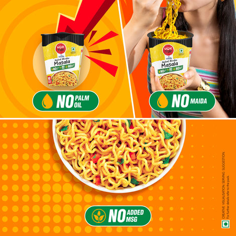 Wok Tok by Veeba Instant Cup Noodles Masala