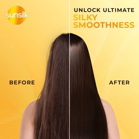 Sunsilk Flowy Silk Smooth Shampoo With Egg Protein Almond Oil & Vitamin C