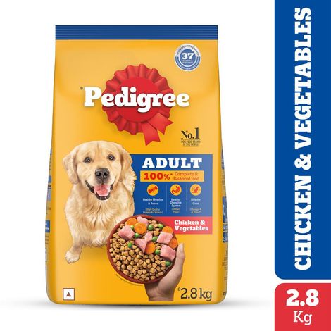 Pedigree Adult Chicken & Vegetables Dry Dog Food