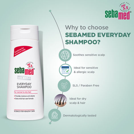 Sebamed Everyday Shampoo | pH 5.5 | Soothing for sensitive scalp