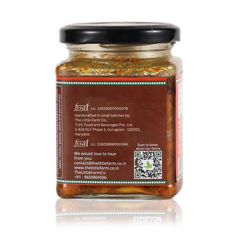 The Little Farm Co. Garlic Pickle | Achaar | Made In Less Oil