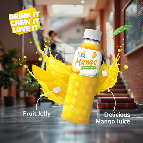 Paper Boat Mango | Juicy Sips, Chewy Bites | Refreshing Summer Juice Drink