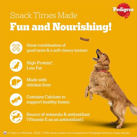 Pedigree Adult Tasty Jerky Chicken Flavour Dog Treat