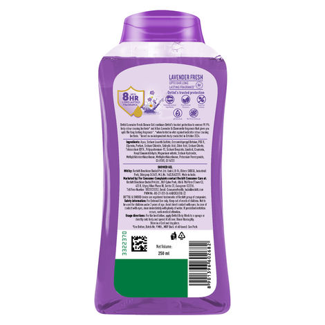 Dettol Body Wash and Shower Gel for Women and Men | Lavender Fresh