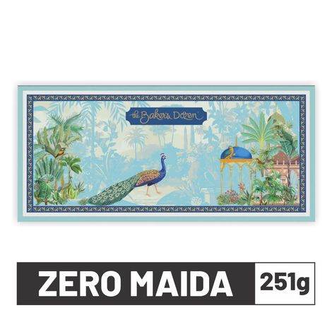 The Baker's Dozen Handcrafted Cookies Gift Box | Diwali Gift Hamper | Chocolate, Coconut & Oats Cookie