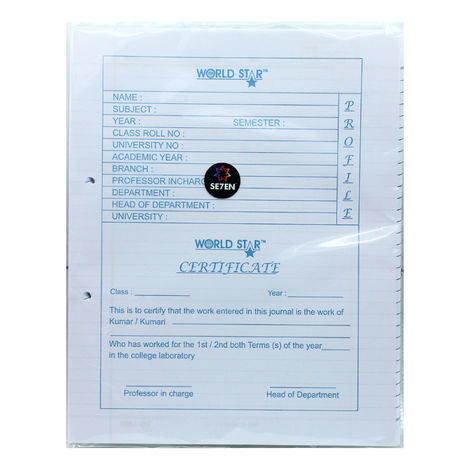 Ruled Sheets - High-Quality Paper | White