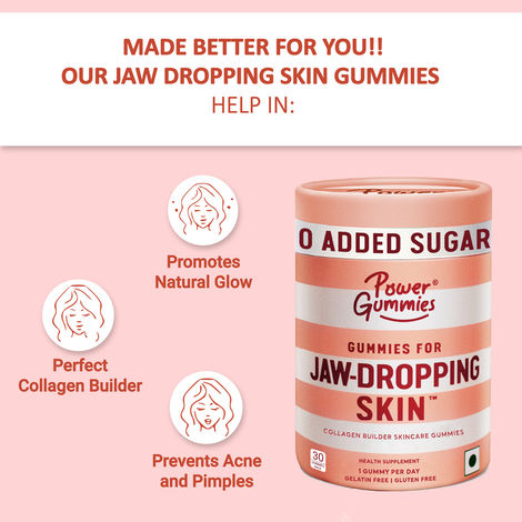 Power Gummies Jaw-Dropping Skin Gummies