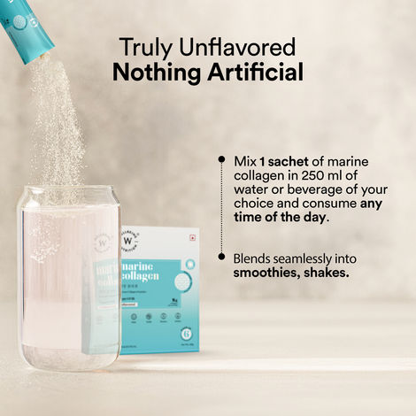 Wellbeing Nutrition Pure Korean Marine Collagen Supplements Unflavored 6 Sachets