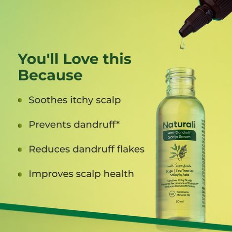 Naturali Anti-Dandruff Scalp Serum Sage Tea Tree Oil & Salicylic Acid