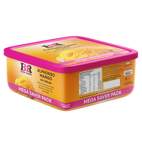 Baskin Robbins Alphonso Mango Ice Cream Tub