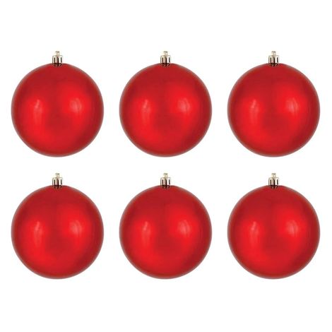 Gullak 3 cm - 12 pcs Shiny+Matt Ball In Pvc Box Red