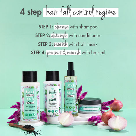 Love Beauty & Planet Onion, Blackseed & Patchouli Hairfall Control Conditioner