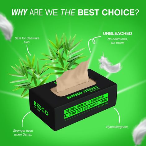 Beco Super Soft Facial Tissue paper - Carbox - 2 ply