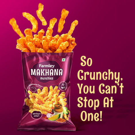 Farmley Makhana Munchies | Amritsari Achari Crisps