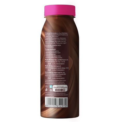 Baskin Robbins Chocolate Milkshake