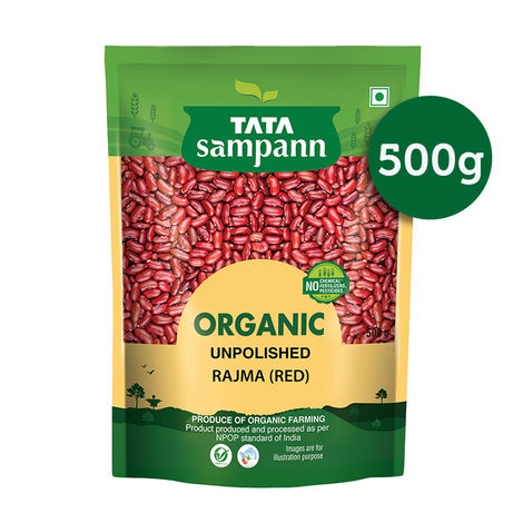 Tata Sampann Organic Unpolished Rajma (Red)