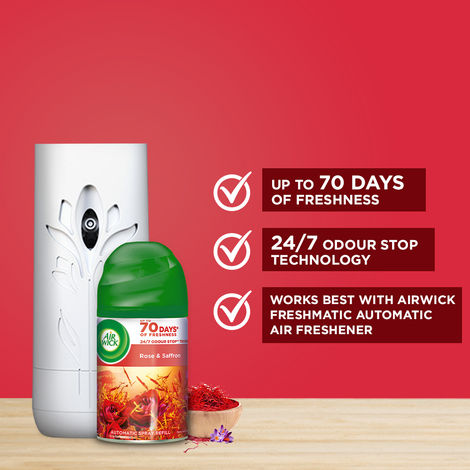 Air Wick Rose & Saffron Freshmatic Room Freshener Refill