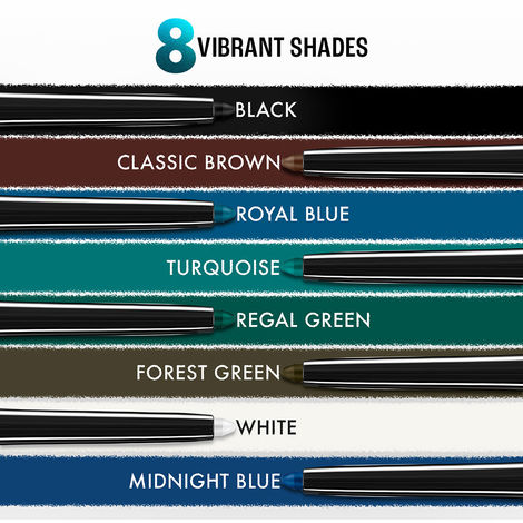 Lakme 9 to 5 Eyeconic Kajal, Smudgeproof, Waterproof, lasts upto 24 Hrs, Black