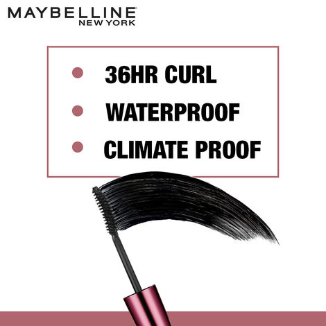 Maybelline New York Hypercurl Mascara Waterproof Black