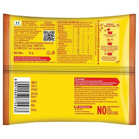 Saffola Masala Millets Masala Delight | Lower In Calories Yummy Millets For Happy Tummy