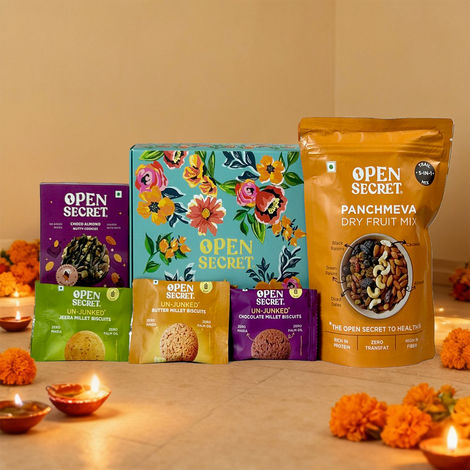 Open Secret Dry Fruits And Cookies Gift Hamper