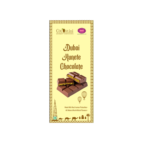 Karachi Bakery Dubai Kunefe/Kunafa Milk Chocolate Bar