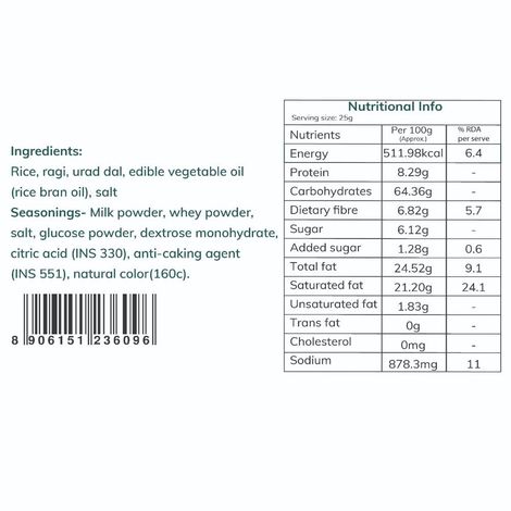 Snackible Cheese Dosa Khakra | Millet Snack