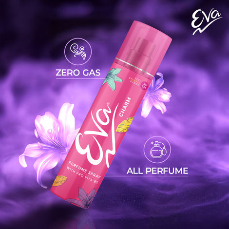 Eva Charm No Gas Perfume | Long Lasting Floral Grace With Shades Of Mandrine Orange & Cashmirwood