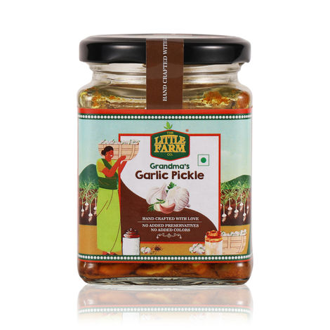 The Little Farm Co. Garlic Pickle | Achaar | Made In Less Oil